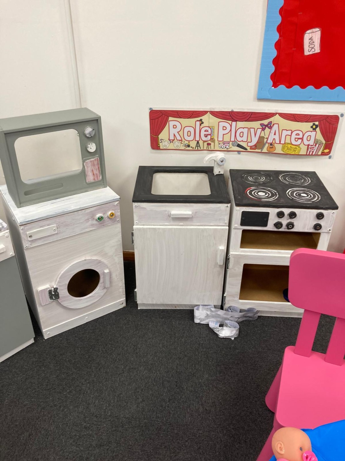 Toddler play and learning area at Kinder Kidz